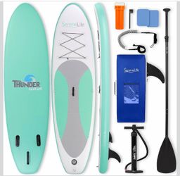 SereneLife Thunder Wave Inflatable Stand Up Paddle Board
