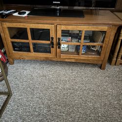 Wood TV Stand