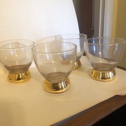 Gold Plated Glass Set