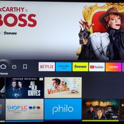 Toshiba 55" fire tv Led Smart Tv Amazon ready Like New 