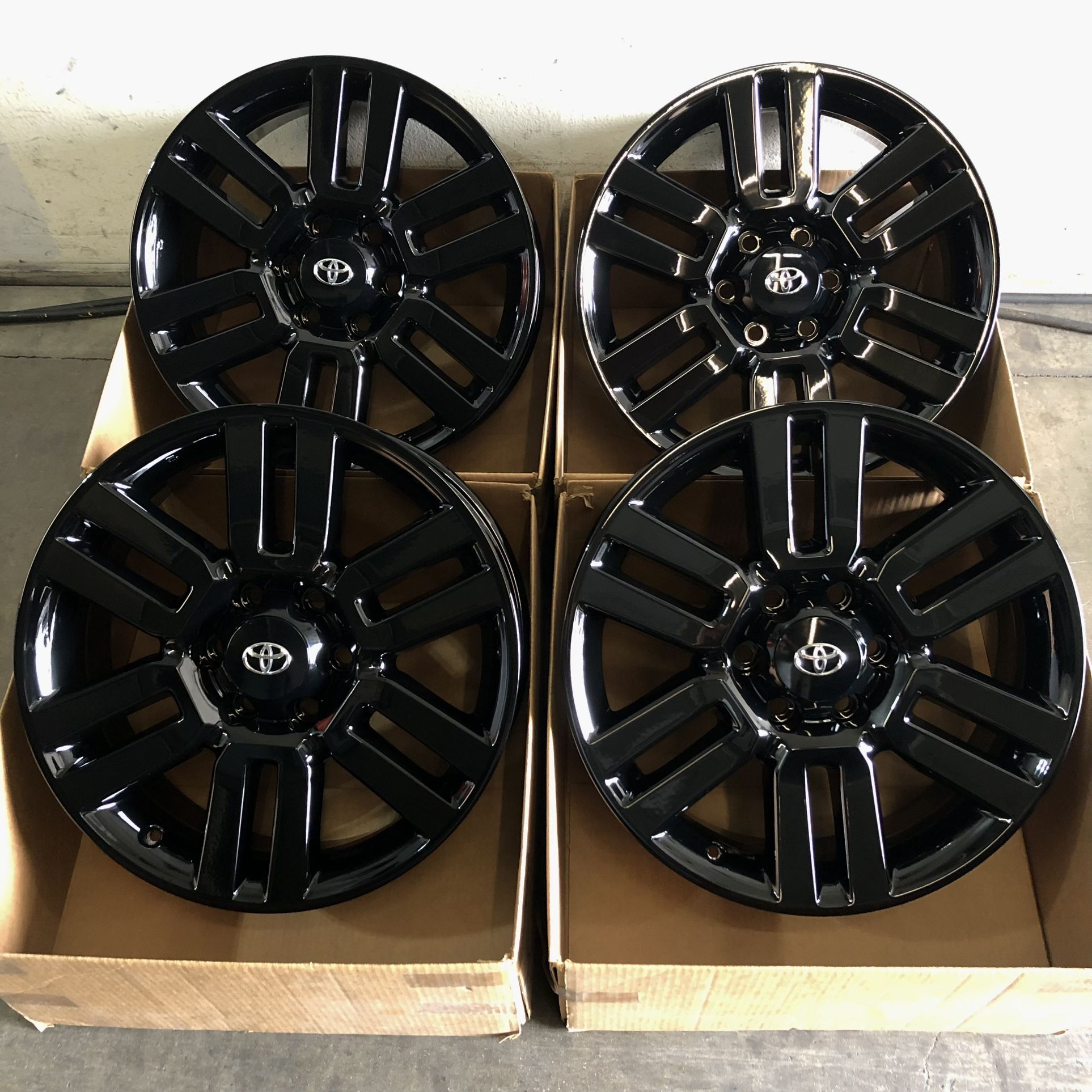 20” Toyota 4RUNNER Wheels Rims Gloss Black Powder Coat