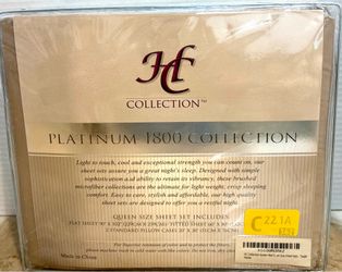 Hotel Collection Platinum 1800 Collection Sheet Set QUEEN Taupe