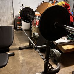 Squat Rack And Bench 