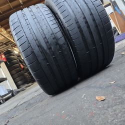 only 2 used tires 245 35r20 (96Y)Michelin pilot sport $150.00. both