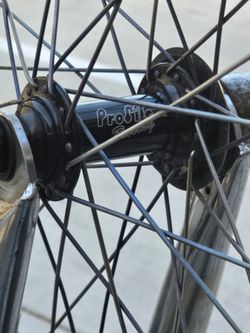 Bmx wheel set -carbon fiber/titanium