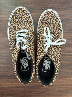 Vans Leopard Print Low-Top Sneakers