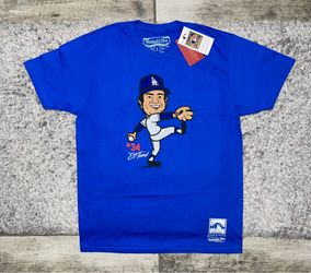 Los Angeles Dodgers Fernando Valenzuela Mitchell & Ness Tee