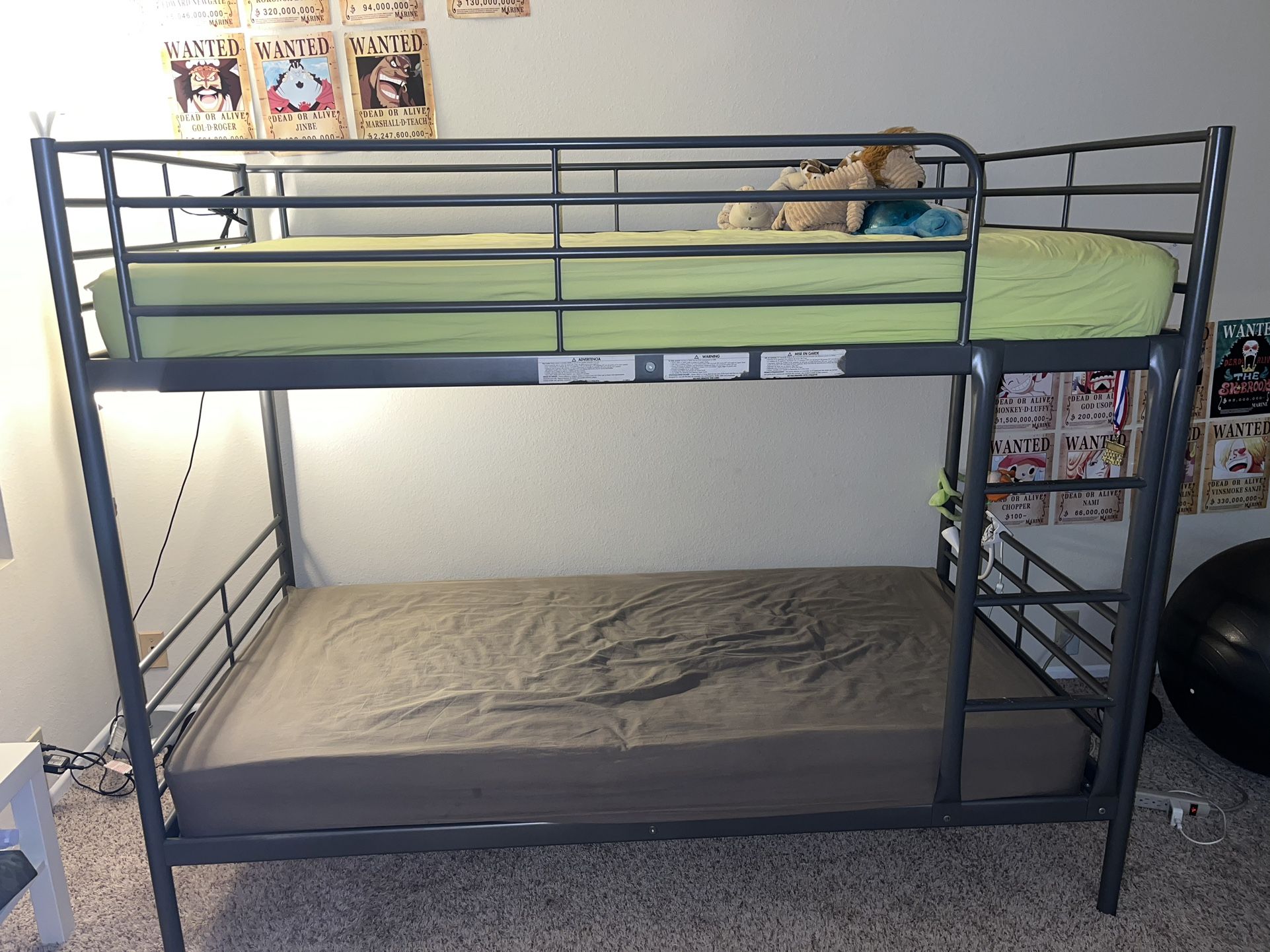 Ikea SVÄRTA Bunk bed steel frame