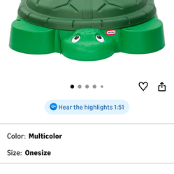 Little Tikes Turtle 🐢 sand box