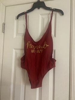 Womens Bathing Suit One Piece Size large