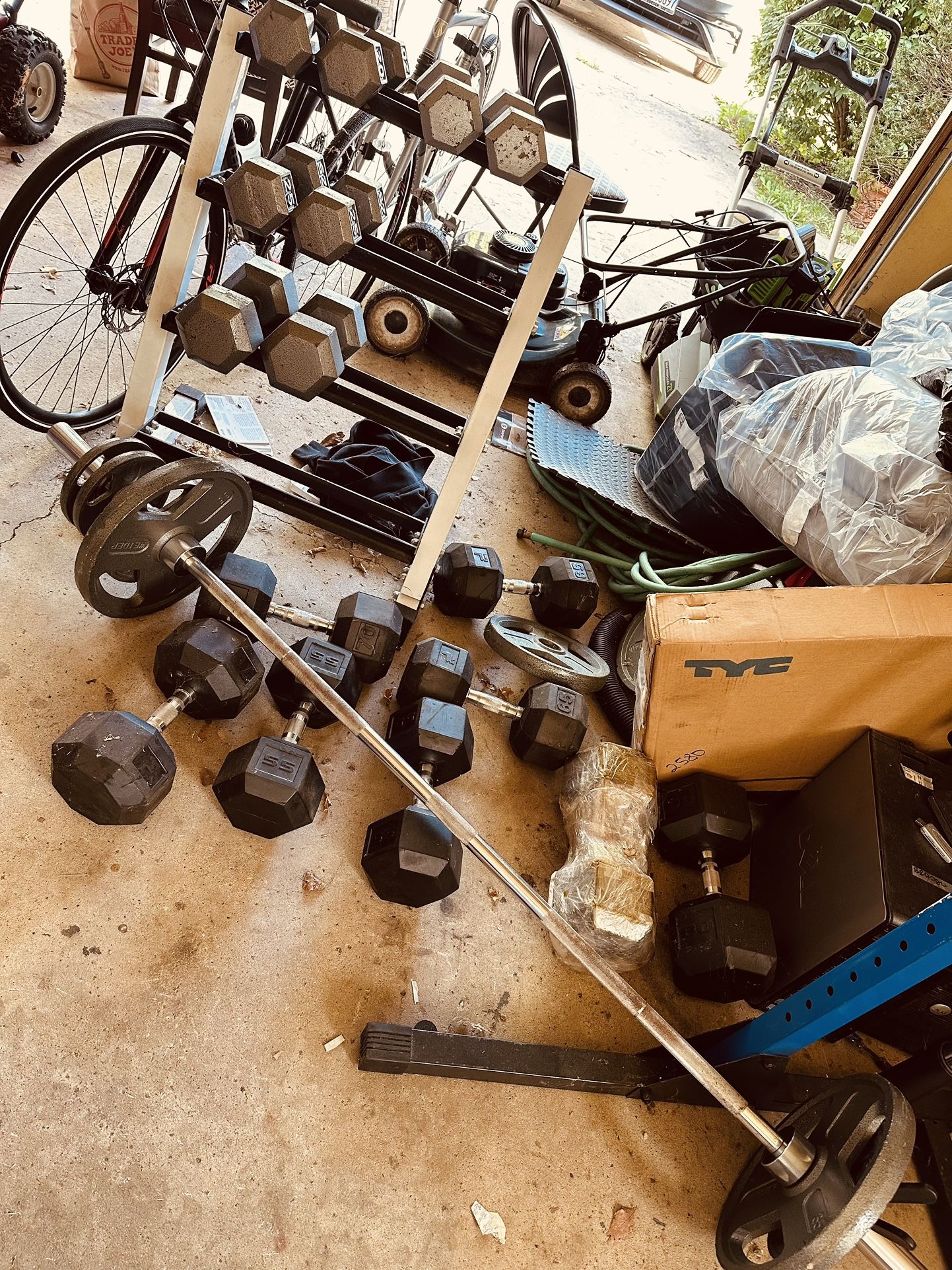 Weights, Dumbbells, Barbells