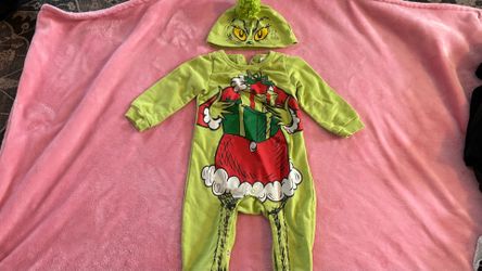 The grinch baby costume