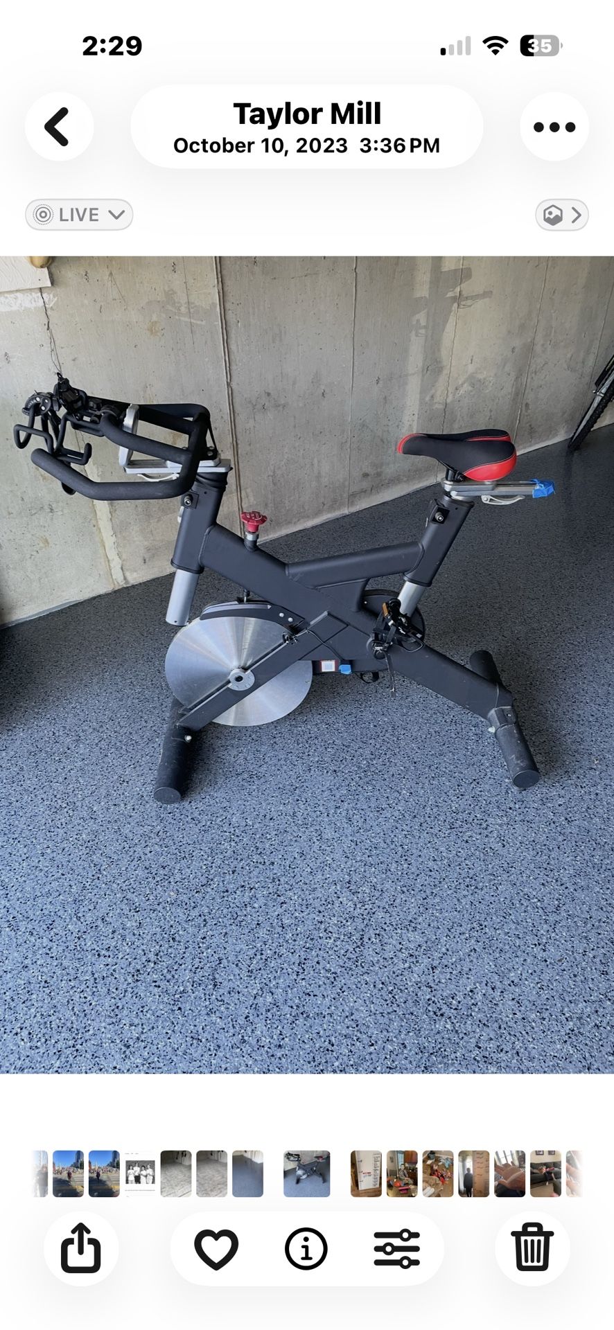 Solo B 700 Exercise Bicycle. 