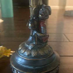 Turkish Monkey Pirate Lamp Antique