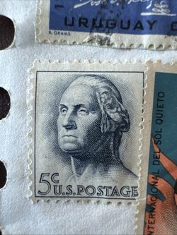 1962-63GeorgeWashington Perforated 11x10 1/2 5cent Stamp