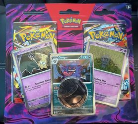 Pokemon ghost Pokemon 2 pack blister