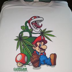 Mario Cannabis TShirt 