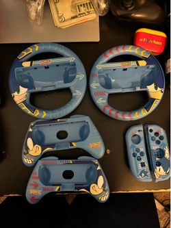 Sonic Nintendo Switch accessories bundle.