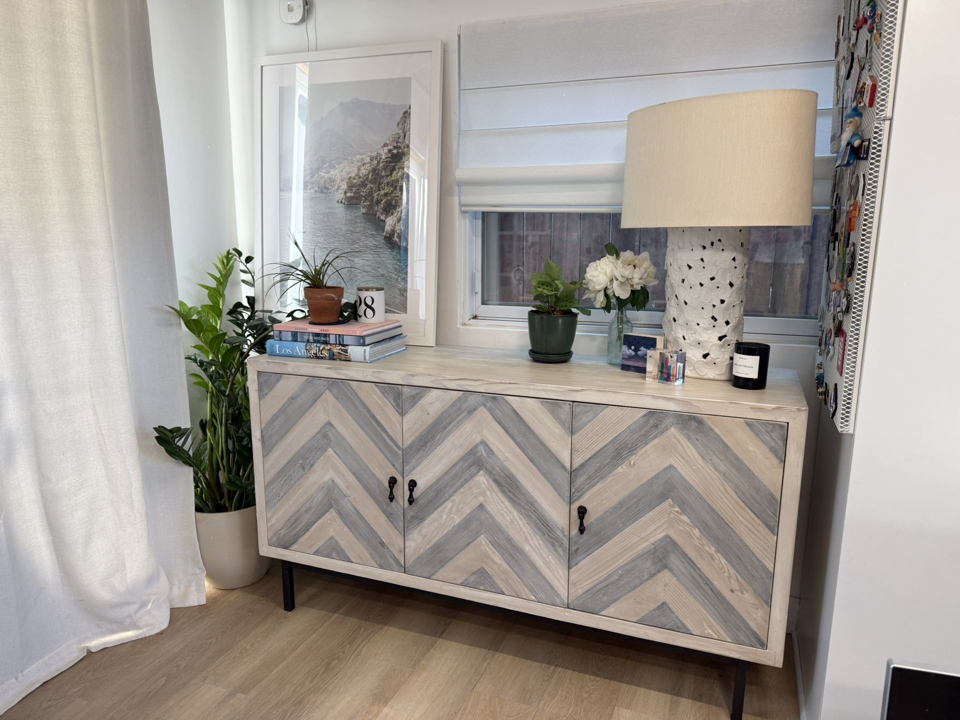 Chevron Console / Credenza / Buffet Table