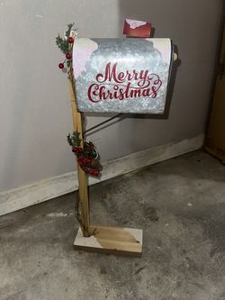 Christmas Decor Mail Box 