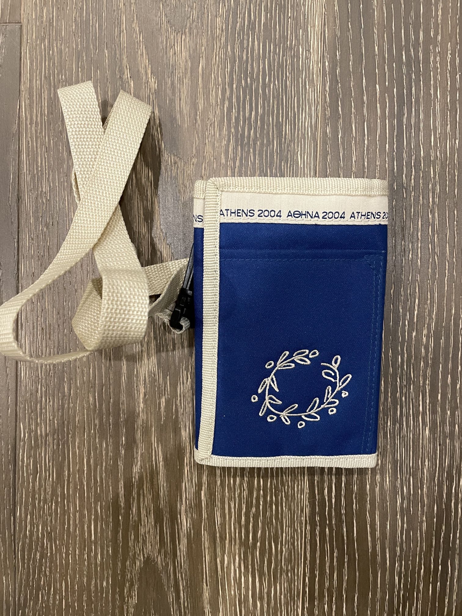 Vintage 2004 Athens Olympic Games Velcro Wallet