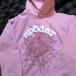 Pink Spider Hoodie