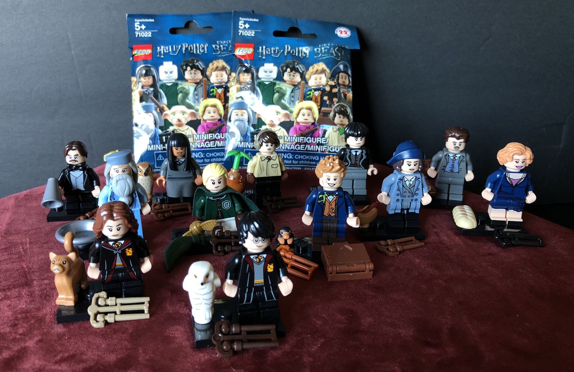 Harry Potter and Fantastic Beasts Lego minifigures - 12 figures in lot