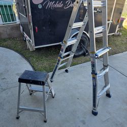 14ft Warner 375lbs Ladder (Multiposition)