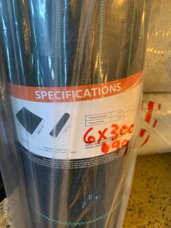 Weed barrier woven fabric 6x300 feet for $99 a roll for pavers turf grass