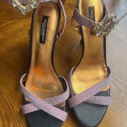 Beautiful Criss Cross Glittery Heels