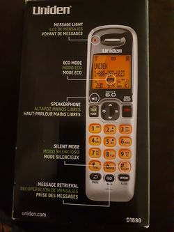 Uniden handheld phone