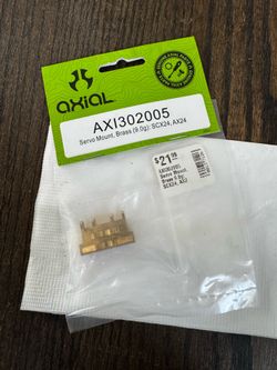 Servo mount brass SCX 24