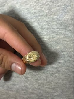 10k Gold Mercedes ring