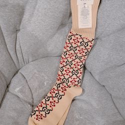 New- Gucci Women Logo Socks