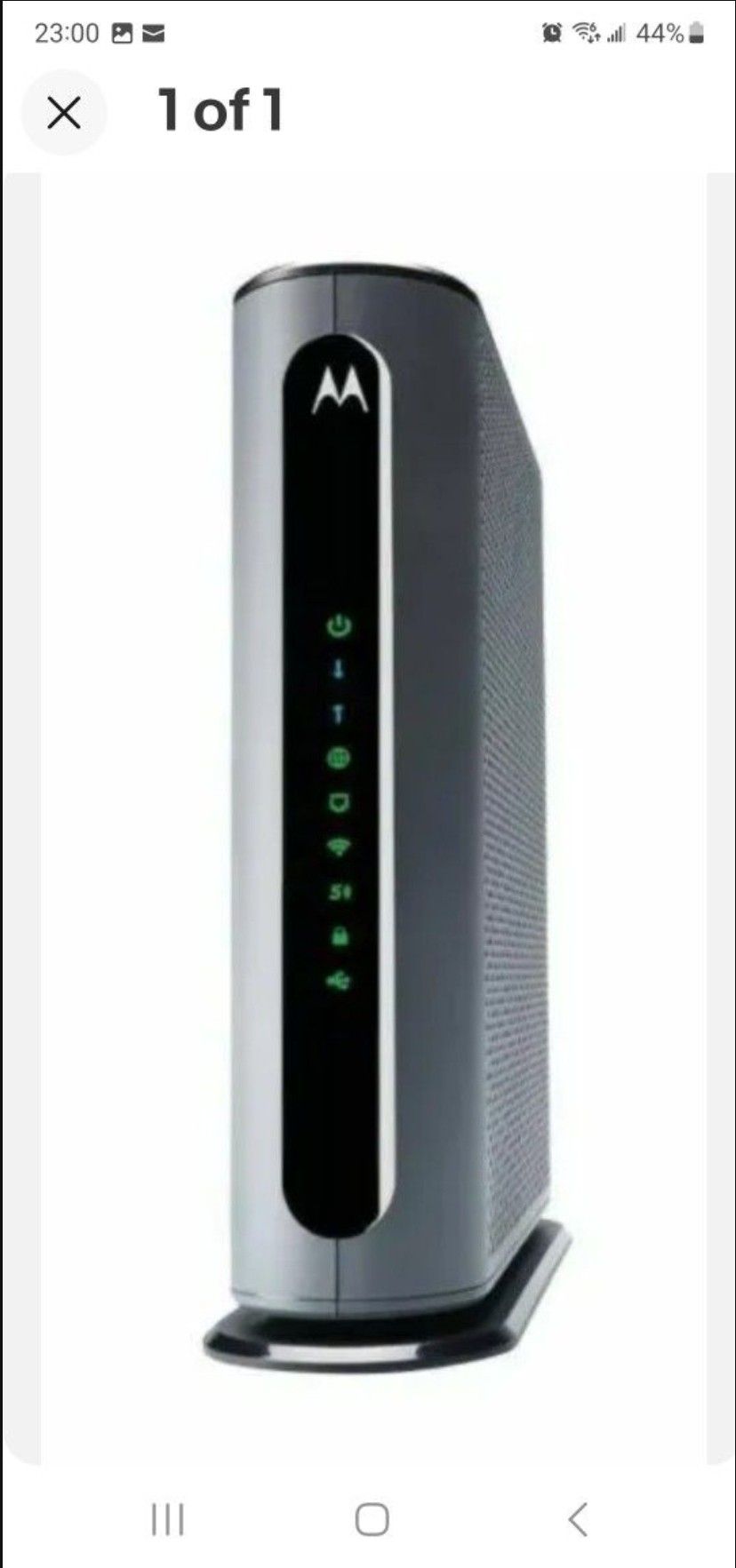 Motorola Cable Modem Model MGb8702