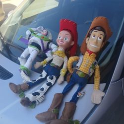 Vintage Disney toy story dolls