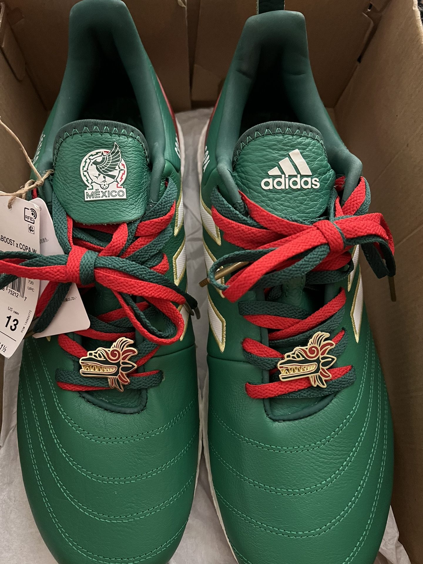 New ADIDAS Ultraboost X Copa Mexico World Cup Men’s Size 12 NIB