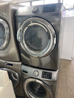 Samsung graphite front loader washer and dryer set  -free delivery /120 day warranty
