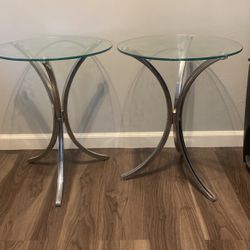 Glass Side Tables