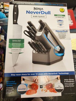 Ninja never dull 10-piece knife set