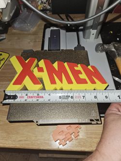 X-Men 3D logo display