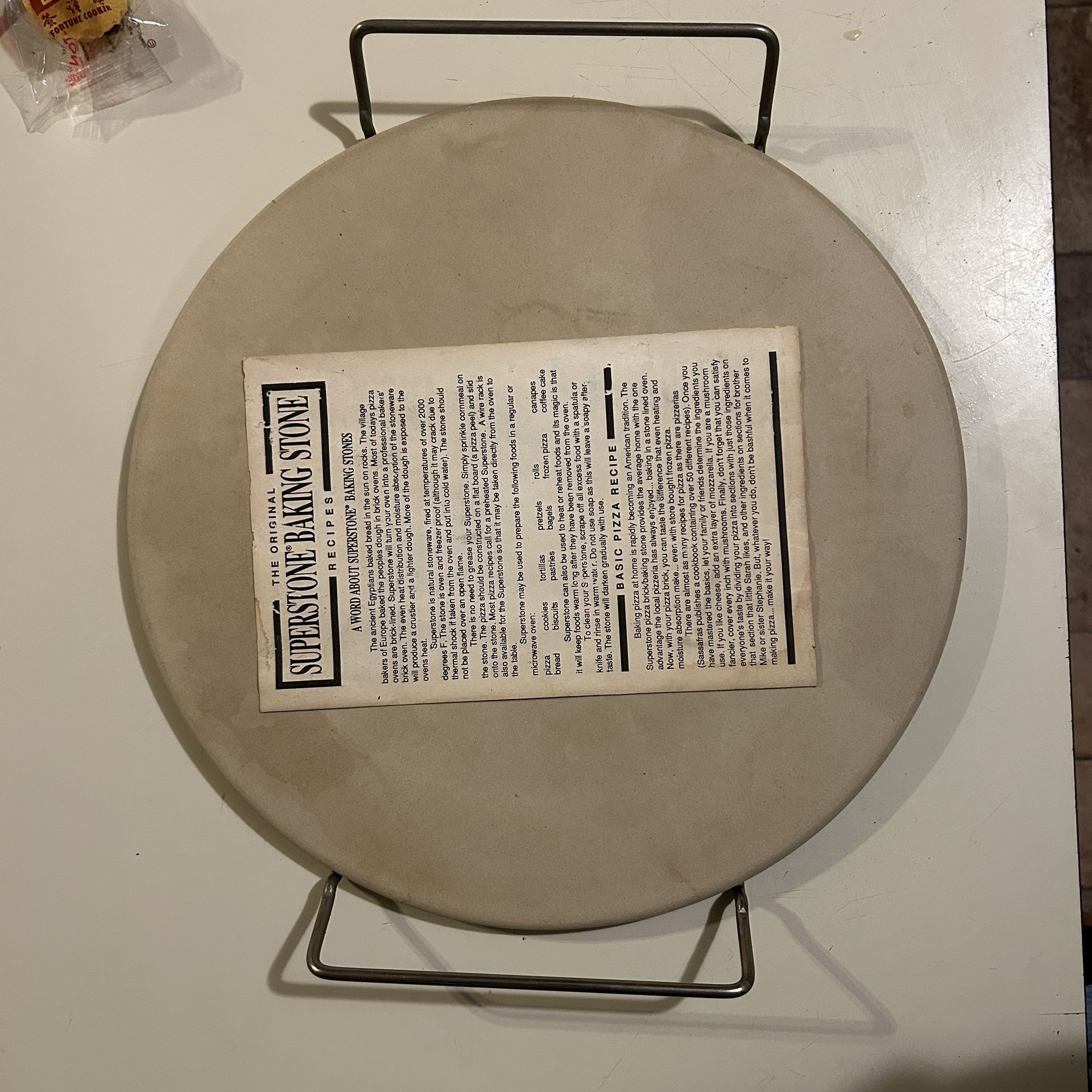 SUPERSTONE Baking Stone *not new but unused