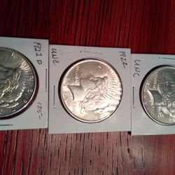 1922 Silver Dollars $110 Each 