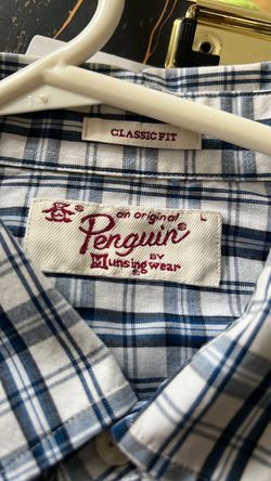 Original Penguin Plaid Button-Down Shirt Large