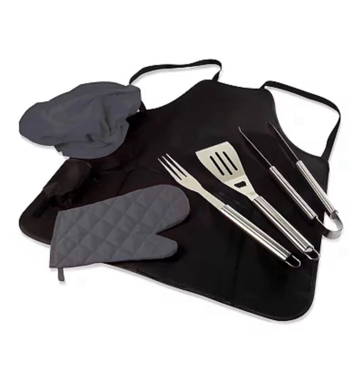 New BBQ Grill Utensil Set Apron