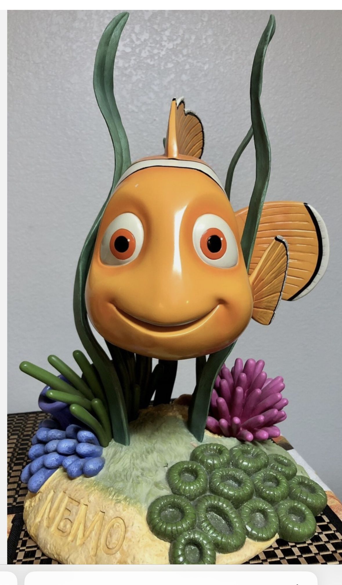 Lucky Fin Disney/Pixar Finding Nemo Big Figure (RARE) Price Is Firm