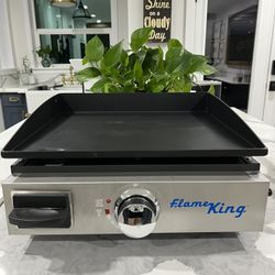 Flame King 17” Portable Propane Griddle