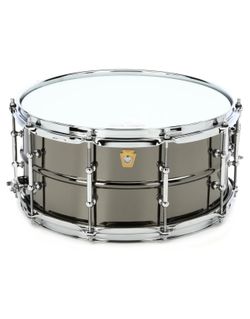 Ludwig Black Beauty 6.5 x 14-inch Brass Snare Drum with Tube Lugs - Black Nickel