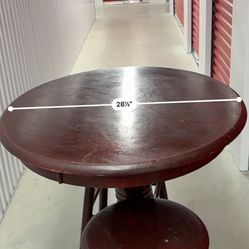 HIGHTOP BAR STYLE TABLE WITH TWO HIGH CHAIRS 