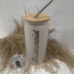 Bridesmaid Frosted Cup